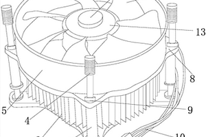 用于新能源汽车上防水散热风扇