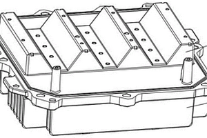 基于V型槽散热的新能源汽车控制器集成装置