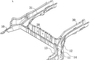 车架后纵梁结构及其新能源车