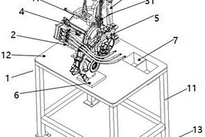 新能源汽车用驱动电机与减速器装配工装