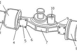 新能源汽车后桥结构