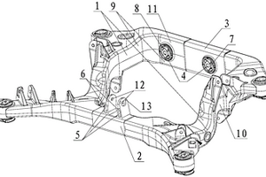 用于新能源汽车的铝合金副车架