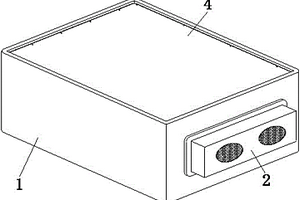 新能源汽车电池盒散热结构