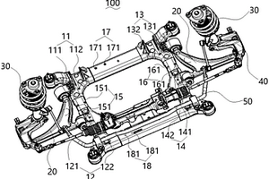 平台化新能源汽车前悬架总成