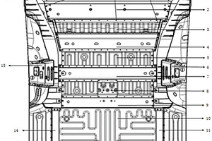 新能源汽车的后地板总成结构