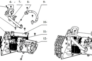 新能源汽车热管理系统零部件分层集成结构