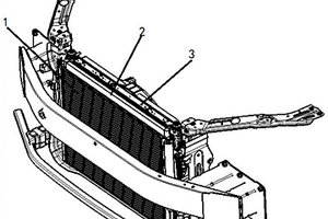 新能源汽车前舱集成式换热结构