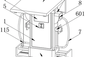 充电位置自调节的移动式新能源汽车充电桩