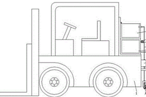 新能源叉车拖地装置