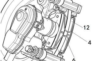 新能源汽车制动钳结构