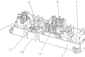 新能源汽车的电池断路集成装置