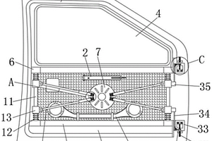 用于新能源汽车的车门结构