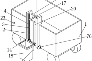 新能源环卫车车厢进料装置
