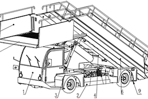 新能源旅客登机梯整车结构
