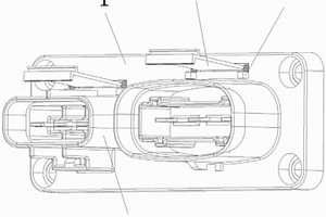 新能源汽车具有双重固定作用的插接件