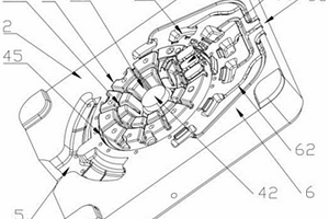新能源汽车电机侧端盖的浇铸模具