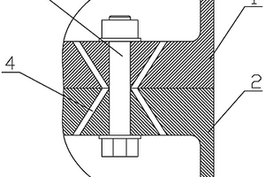 新能源风能发电机组塔筒用米字撑