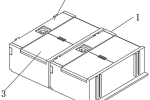 卡接式便于组装的新能源汽车电池用保护盒