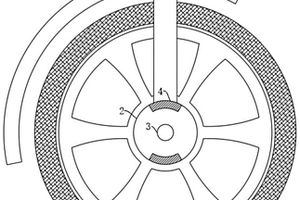 新能源共享单车轮胎表面降温系统