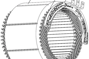 新能源车用电机扁线定子汇流排总成