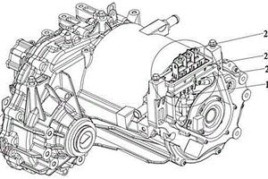 新能源汽车动力总成三相线固定结构