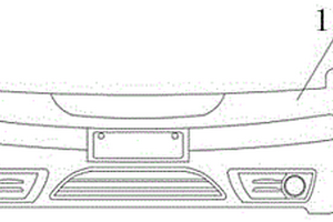 新能源汽车用便于拆卸的保险杠