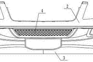新能源汽车前网组合装饰条
