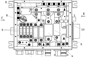 应用于新能源汽车且具有多重保护的高压配电盒
