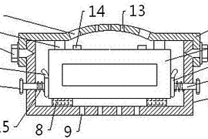 用于新能源汽车电池模组的固定箱装置