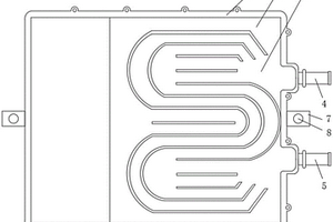 新能源电动汽车域控制器水冷循环水道结构