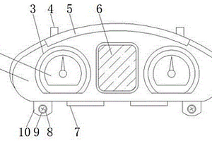 新能源汽车组合仪表外观结构件总成