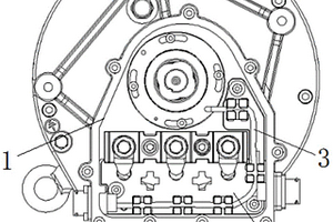 新能源车驱动电机的旋变线固定结构