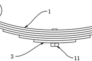 新能源汽车后钢板弹簧总成