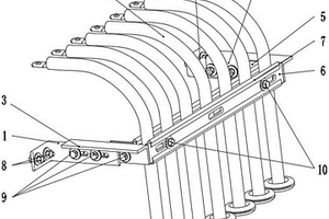 新能源客车五合一控制器用高压线束支架
