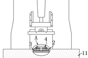 便于固定极柱的新能源电池极柱锻压装置