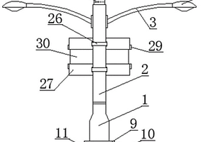 具备光照亮度调节功能的新能源路灯