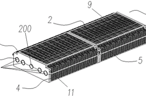 新能源汽车动力电池的组合式多规格散热器