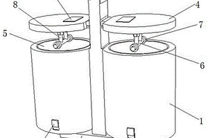 具有分类整理功能的新能源废弃物收集箱