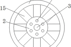 铝合金新能源汽车轮毂装饰铆钉装配定位盘