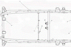 新能源混合动力皮卡车车架