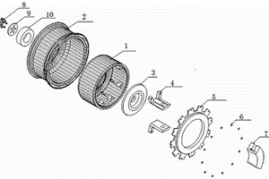 新能源汽车轮毂电机动力总成驱动系统