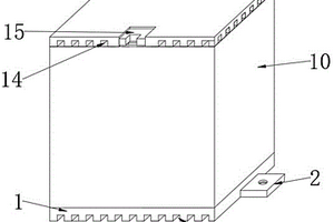 便于拆卸和散热高效的新能源汽车电池箱