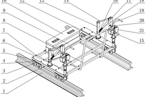 用于轨道养护作业的螺栓扳手双轨同步作业推车