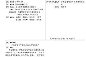 焦炉煤气甲烷化合成天然气的工艺