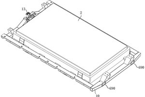 用于车体的电池组件固定架