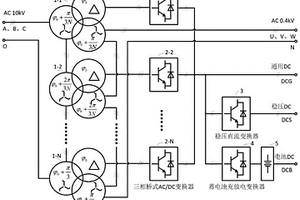 中压直链不间断柔性交直流混合供电系统