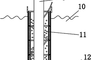 新型海上风电消减钢管桩噪音的钢围堰装置