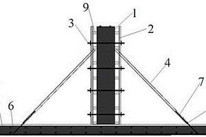 混凝土侧模的斜支撑装置