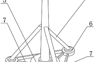 陆上风力发电机承重体系构造