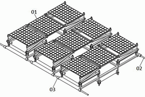 基于模块化的沉浮式光伏电池板组件